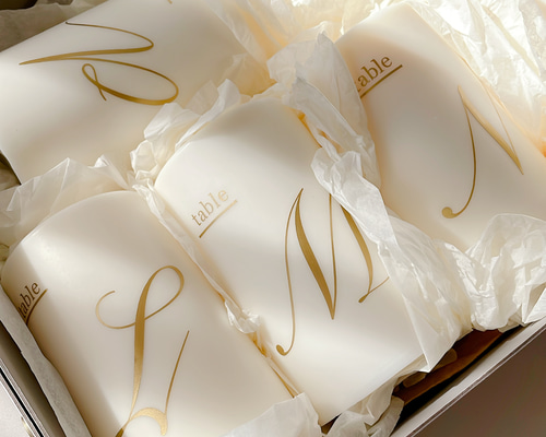 必要な分だけテーブルナンバー キャンドル その他ペーパーアイテム