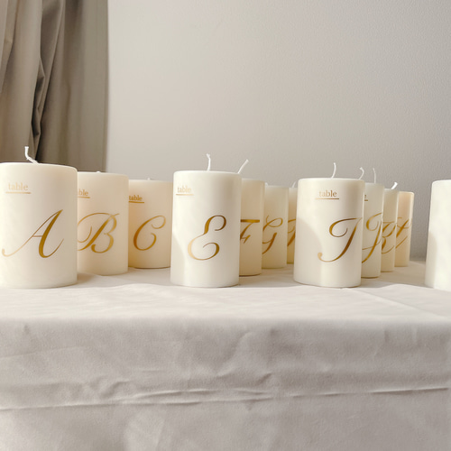 【テーブルナンバー】結婚式用 LEDキャンドル 12個セット テーブル番号付き 必要な分だけテーブルナンバー キャンドル その他ペーパーアイテム