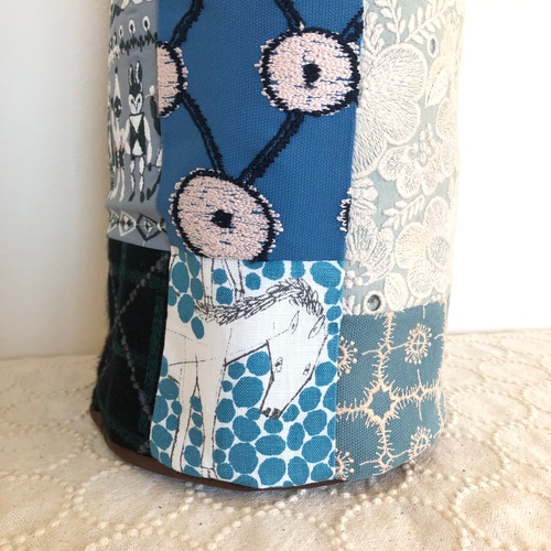 一点物 送料無料 ミナペルホネン バケツ型トートバッグ ハンドメイド