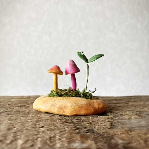 9042.bud 粘土のきのこ その他インテリア雑貨 bud 通販 18265158