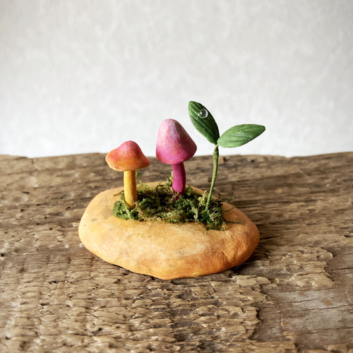 9042.bud 粘土のきのこ その他インテリア雑貨 bud 通販 18265158