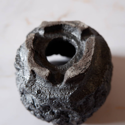 3号富士砂黒溶岩鉢601　塊根植物　多肉植物　盆栽　植木鉢　作家鉢　鉢皿　沖縄 6枚目の画像