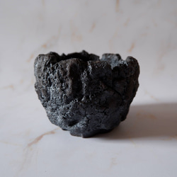 3号富士砂黒溶岩鉢601　塊根植物　多肉植物　盆栽　植木鉢　作家鉢　鉢皿　沖縄 3枚目の画像