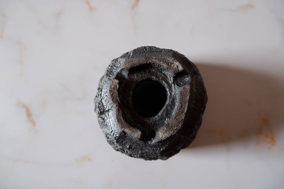 3号富士砂黒溶岩鉢601　塊根植物　多肉植物　盆栽　植木鉢　作家鉢　鉢皿　沖縄 7枚目の画像