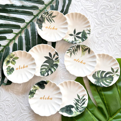 ポーセラーツ ハワイアン重ね花小皿 薬味皿・豆皿 Amanaki 通販