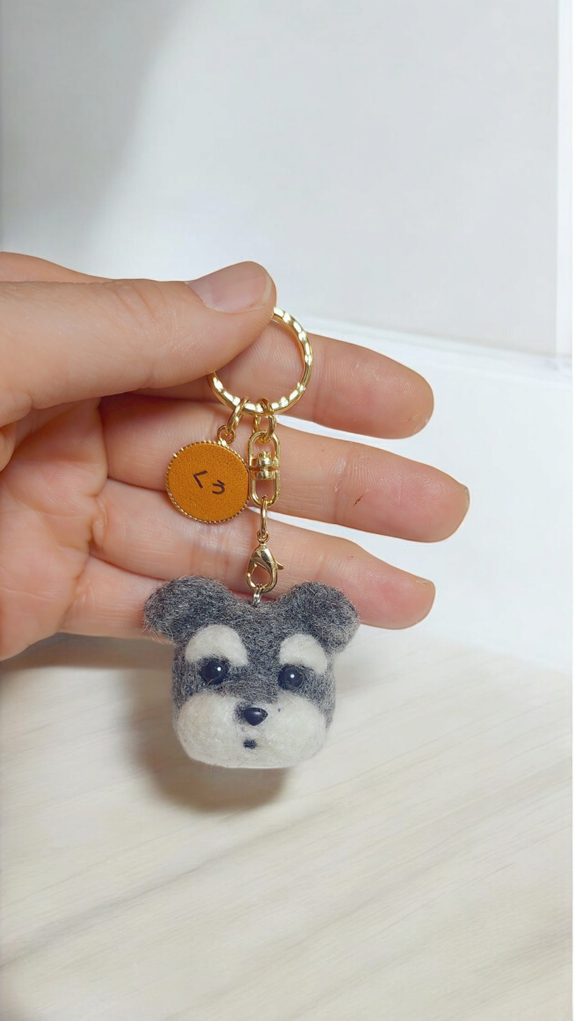 【まめちゃん】シュナウザーキーホルダー他