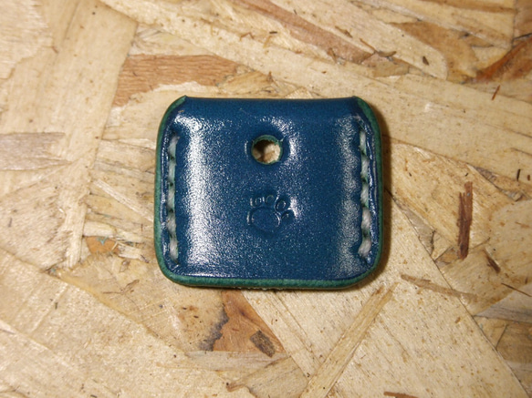 肉球刻印のキーカバー　ルガト琉球ブルー×白 11枚目の画像