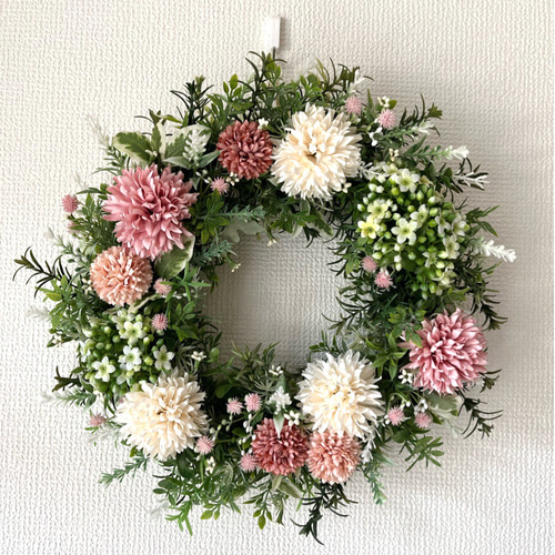 花々の可憐リース 花々の可憐リース