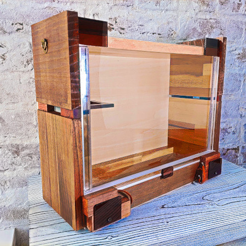 木製昆虫ケース ～クワガタ鑑賞～【くわウインドウLL】 ハウス・小屋