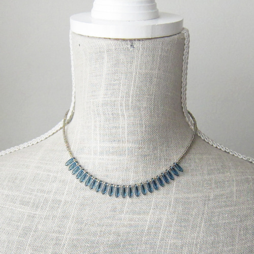 Giorgio Armani ネックレス ネイビー ビーズ EMPORIO ARMANI（エンポリオアルマーニ）の「【エンポリオ