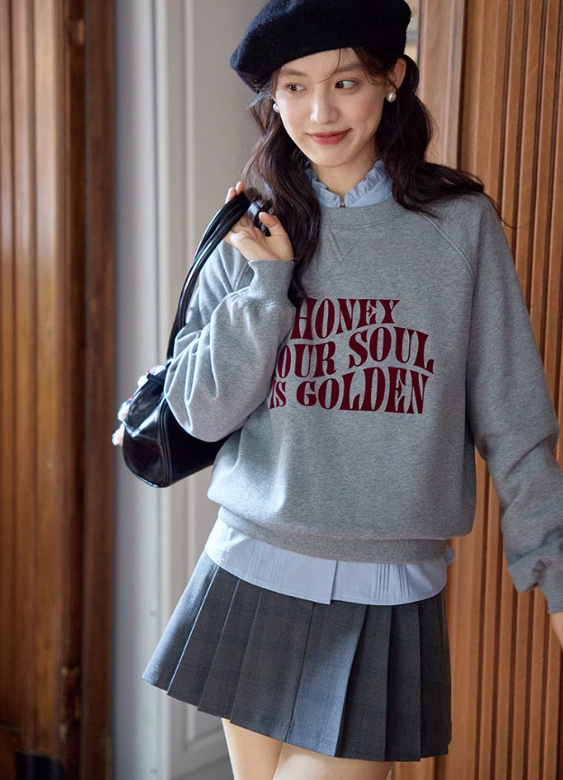 秋冬向スウェット　厚手スウェット　長袖　コットンスウェット