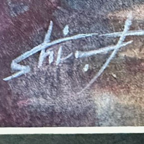 水彩アート「雨のパリ　Ⅰ」1点物、真筆 水彩アート「雨のパリ Ⅰ」1点物、手書き真筆。送料無料。 絵画