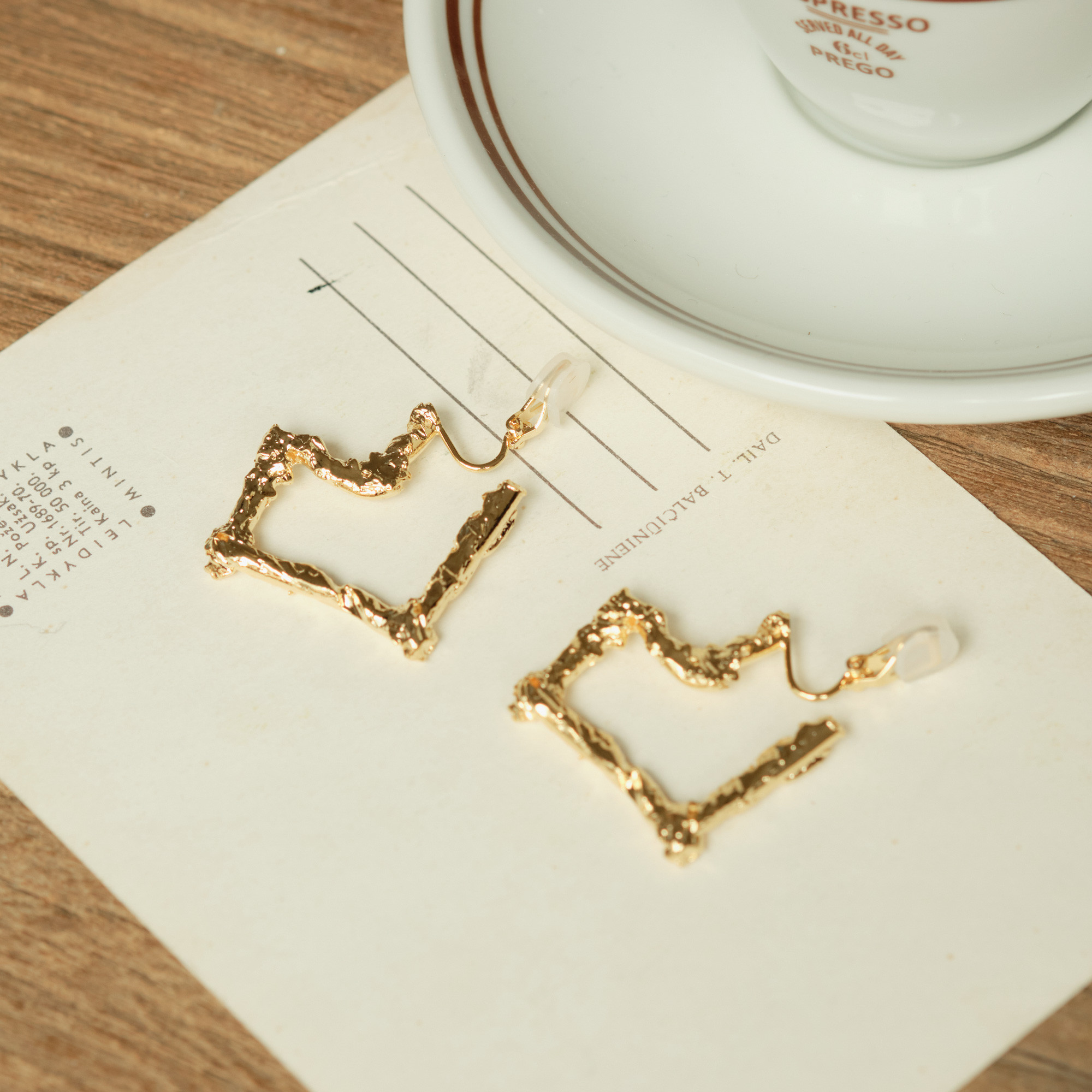 Branch Heart ピアス・イヤリング(Gold/Silver)