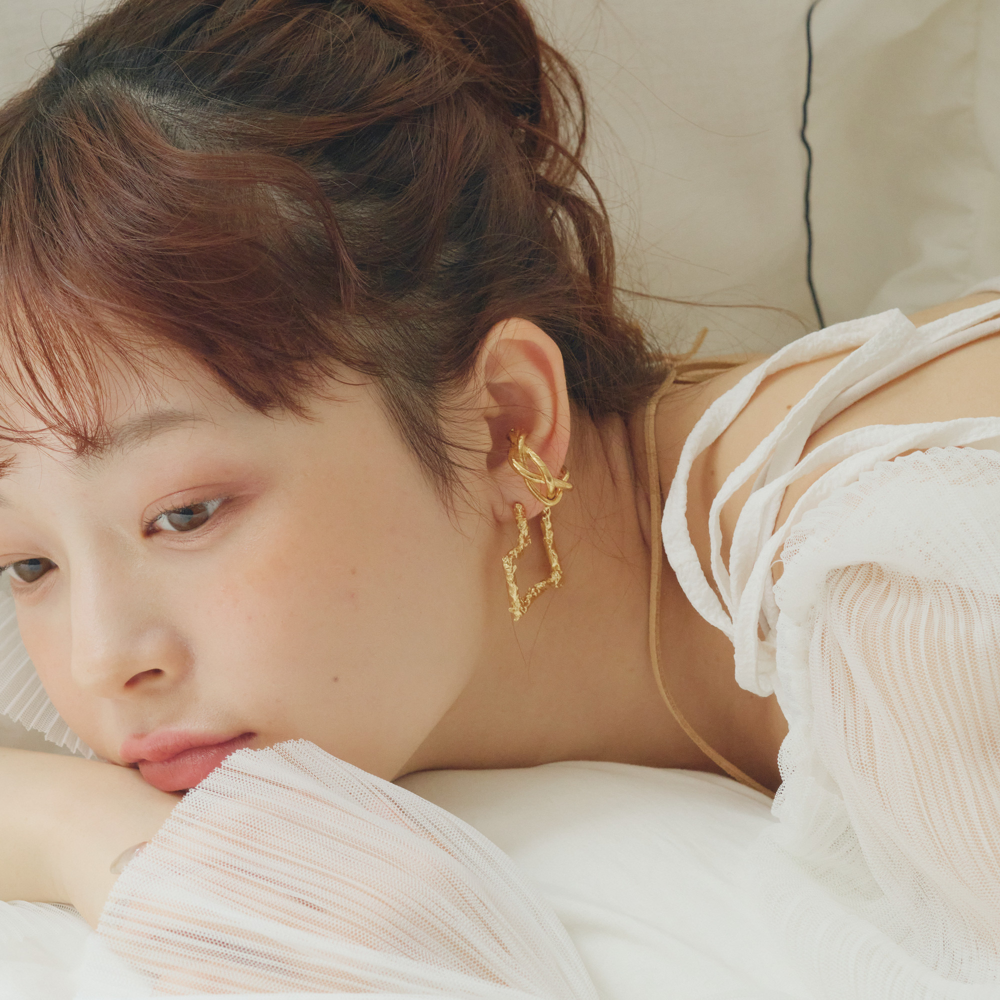 Branch Heart ピアス・イヤリング(Gold/Silver)