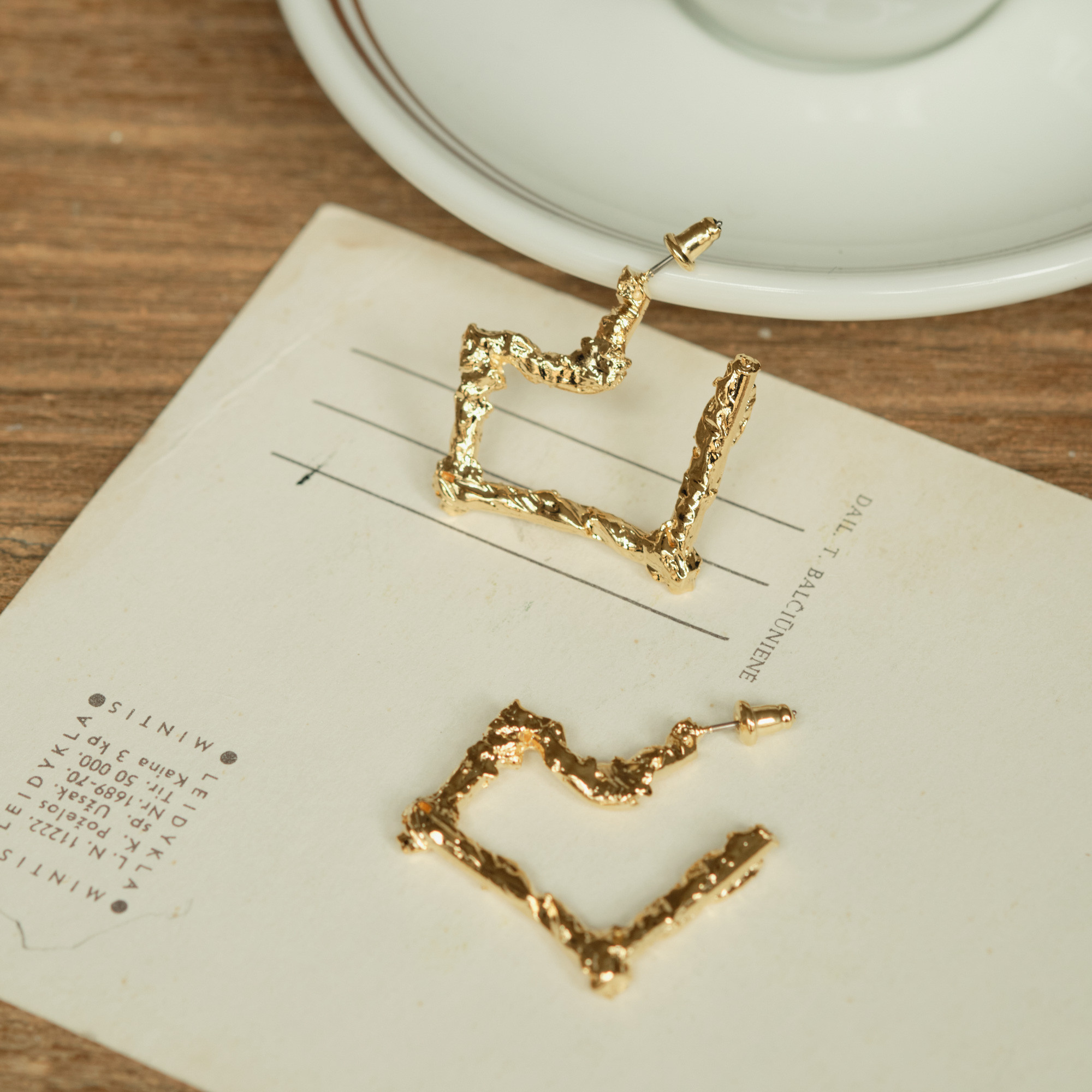 Branch Heart ピアス・イヤリング(Gold/Silver)