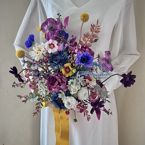ウェディングブーケ 造花 多色 （SALE! ウェディングブーケ・造花  