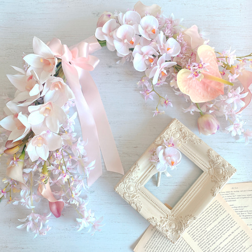 バレリーナブーケ　造花 バレリーナブーケ【結婚式/ウェディング/リゾート婚/前撮り】 ブーケ