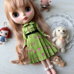 ブライスアウトフィット ワンピース、ヘアーアクセサリー2点セット