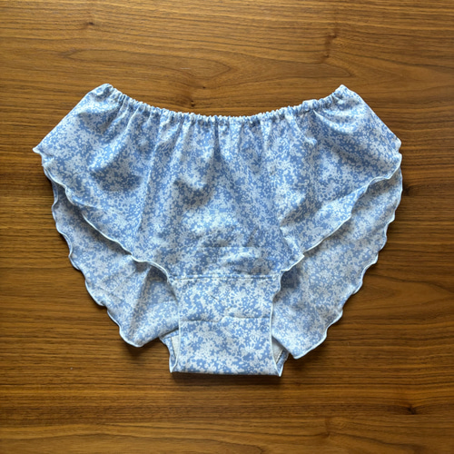 〘302〙ふんどしパンツ　みず色×チェック　リラックスショーツ b0dcc47f12dafad3685b8fa23a5274