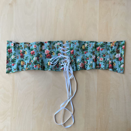 ハンドメイド　和柄ロングコルセット ハンドメイド 和柄ロングコルセット