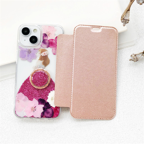 まろた様♡ご確認用 押し花ケース iPhone16/16Pro/16Plus/16ProMax 押し花スマホケース iPhone