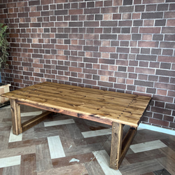 hotaru　ローテーブル　カリフォルニア風　カフェ　テーブル　天然木　無垢材　オーダー可　リビング　大阪　家具 6枚目の画像