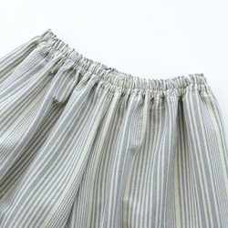 可調長度！春季舒適厚棉寬褲（米白/藍灰色）PT02 第9張的照片