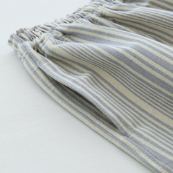 可調長度！春季舒適厚棉寬褲（米白/藍灰色）PT02 第10張的照片