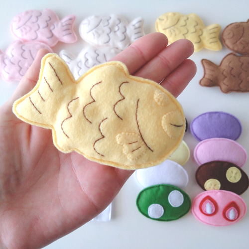 たい焼き♡フェルトのおままごと おもちゃ・人形 ai_fuwara 通販