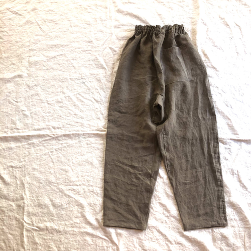 リネンのもんぺ モカ ロングパンツ nuuMonpe 通販 18266774｜Creema
