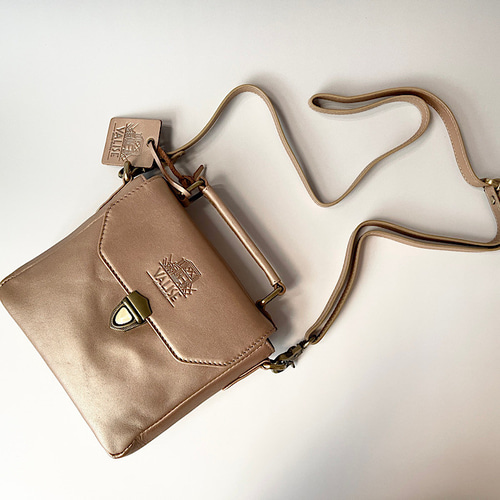Sienna シャンパンゴールド ショルダーバッグ britishbag 通販