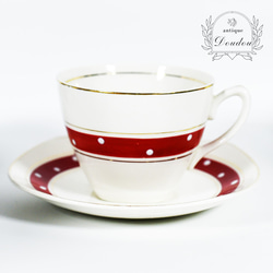 MIDWINTER ミッドウィンター レッドドミノ カップ＆ソーサー