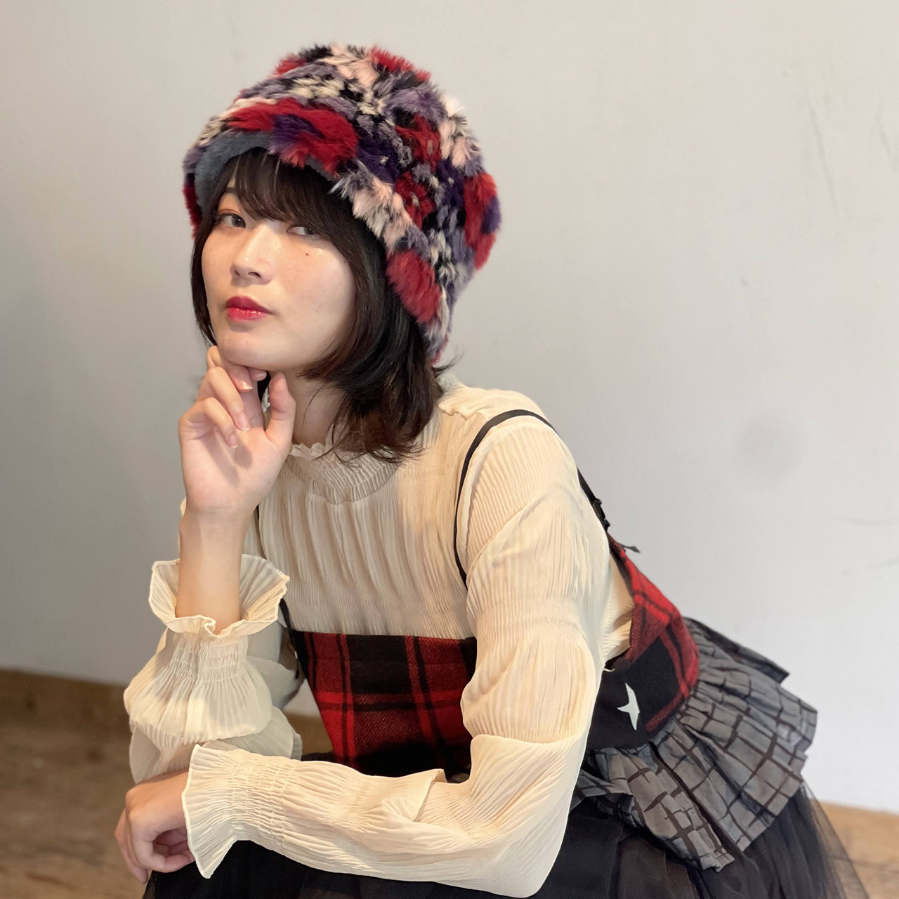 フラワーファーのロシア帽<PL>