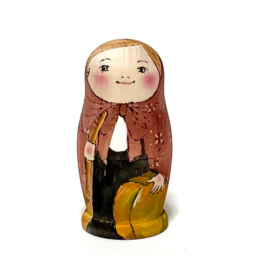 ロシア製品★ハンドメイド 置物 ハロウィン 魔法使い 魔女 マトリョーシカ 人形 ロシア製品☆ハンドメイド 置物 ハロウィン 魔法使い 魔女
