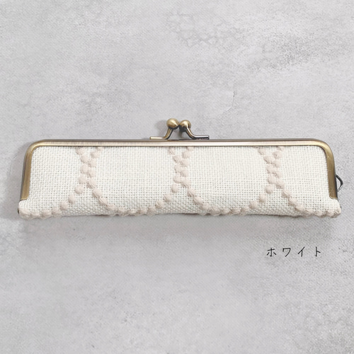 全5色♡ /ミナペルホネン タンバリン がま口スリムペンケース