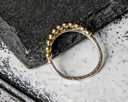 SV950 ビッグシルバーボールリング｜12号｜ハンドメイド SV950 ビッグシルバーボールリング｜12号｜ハンドメイド