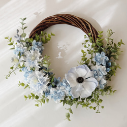 爽やかブルーのハーフリース | 造花 | アーティフィシャルフラワー