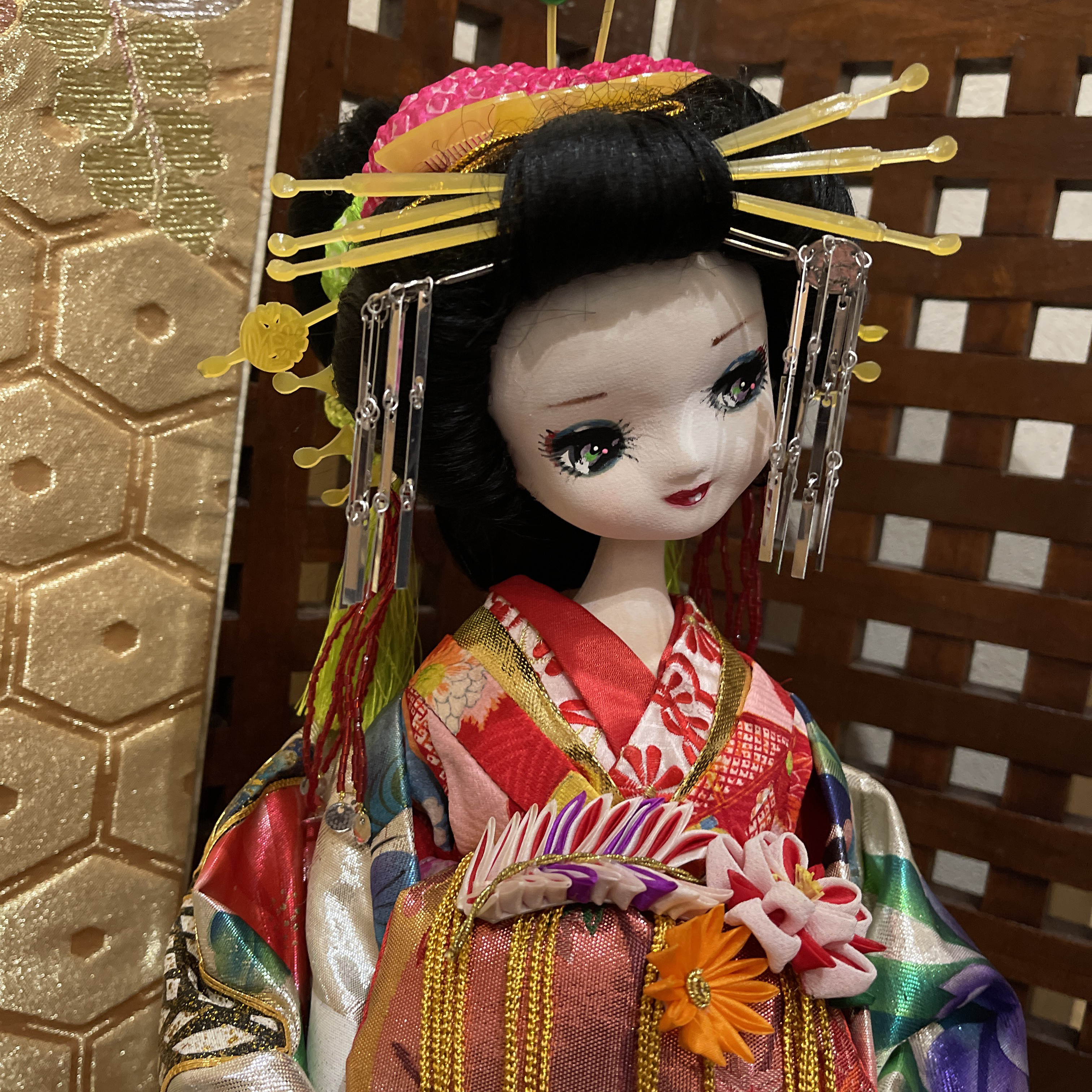 花魁人形　昭和レトロ 花魁人形 昭和レトロ - メルカリ