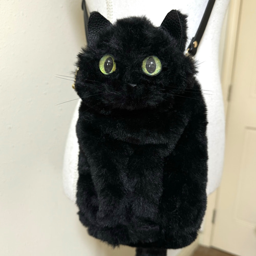 ねこくみゃちゃんポシェット　黒だけ ねこくみゃちゃんポシェット 黒だけ ねこくみゃちゃんポシェット 黒
