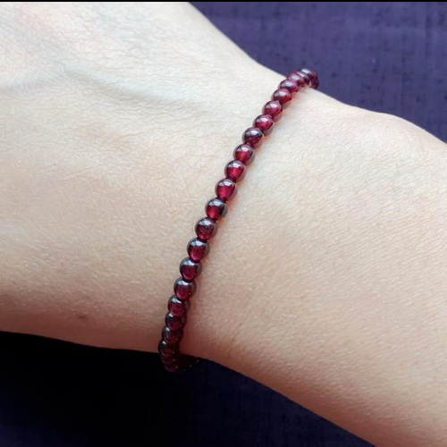 天然石 愛と実り ガーネットブレスレット ブレスレット お守り