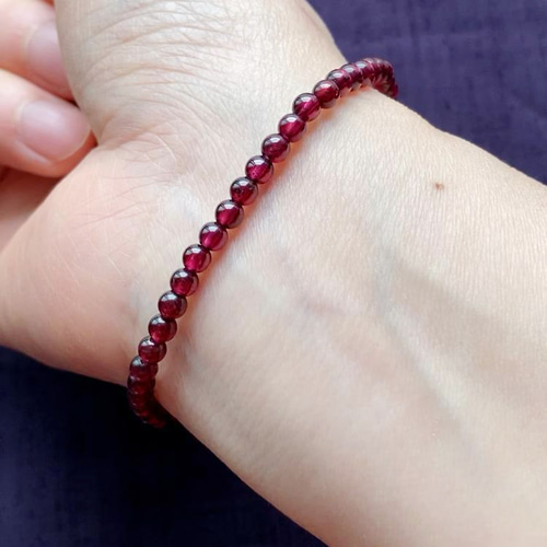 天然石 愛と実り ガーネットブレスレット ブレスレット お守り