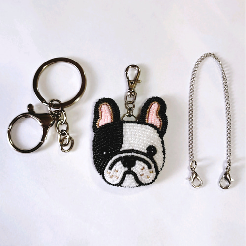 希少アンテプリマ ボストンテリアモチーフビーズバッグチャーム 希少アンテプリマ ボストンテリアモチーフビーズバッグチャーム