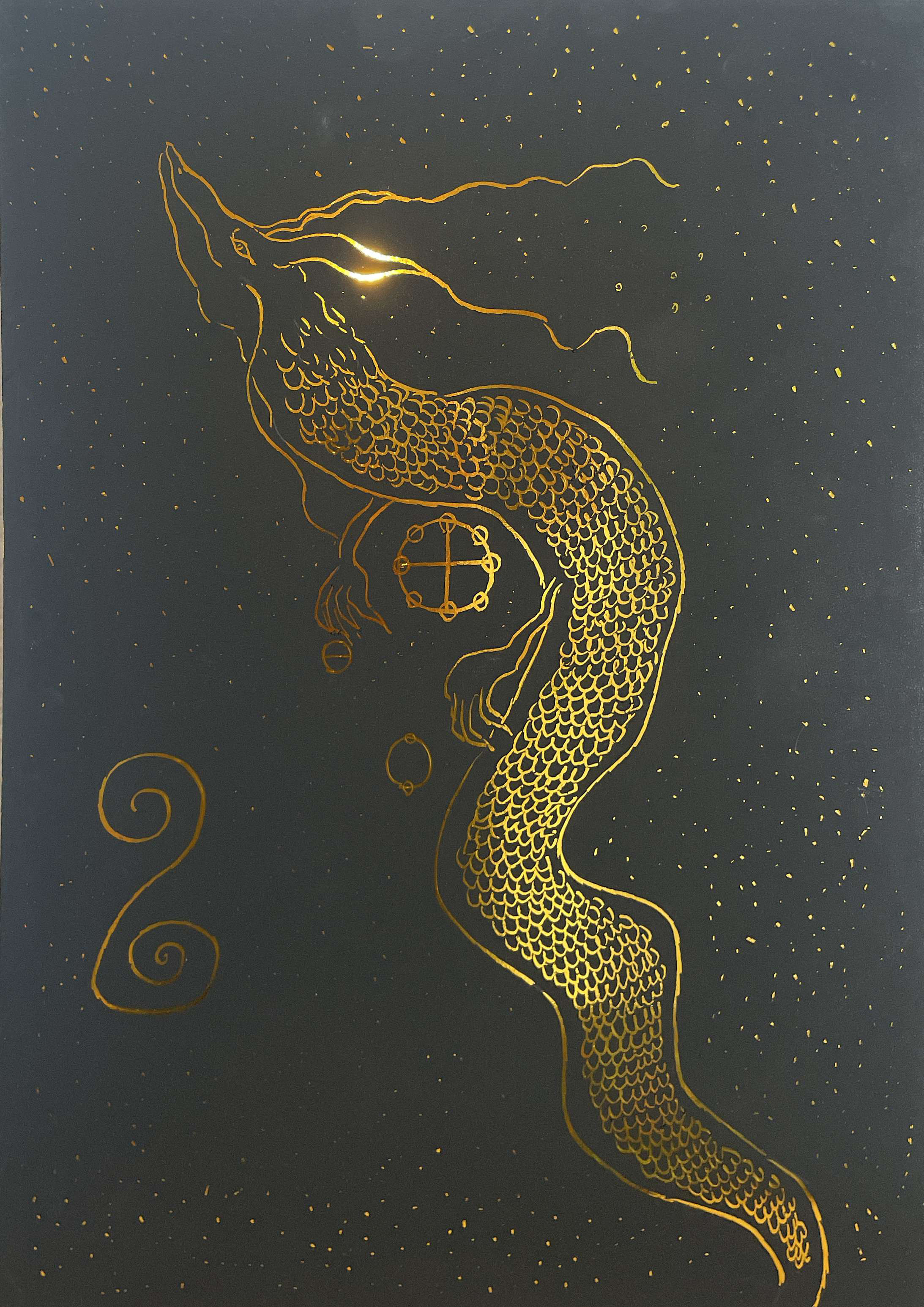 金龍　カタカムナ　アート