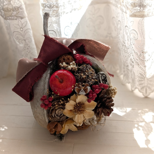 すぐに飾れる！コロンと可愛い！ブッタナッツのドライフラワー