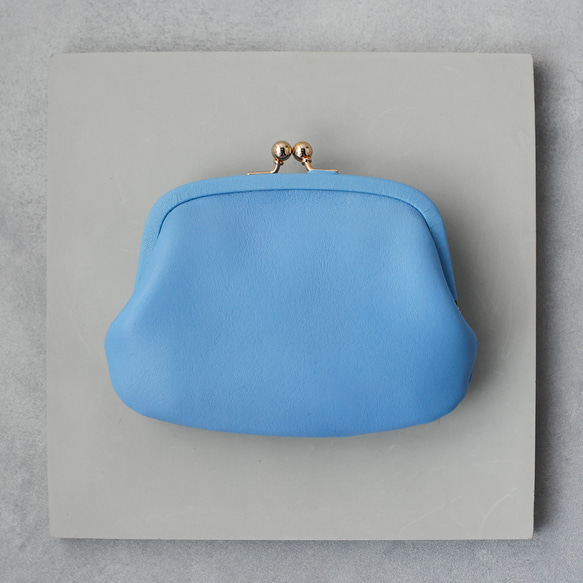 ワケありな逸品 送料無料 小さい財布 ミニマム 革巻き がま口 国産 オイルスムース 11枚目の画像