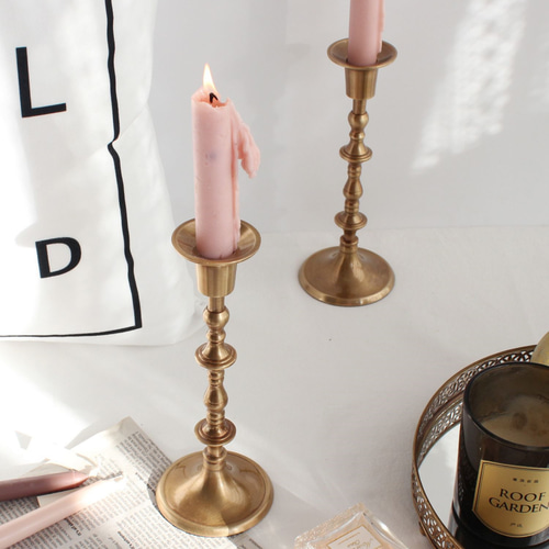 純銅製キャンドルスタンド 手作りの結婚式用ギフト 高級装飾オブジェ