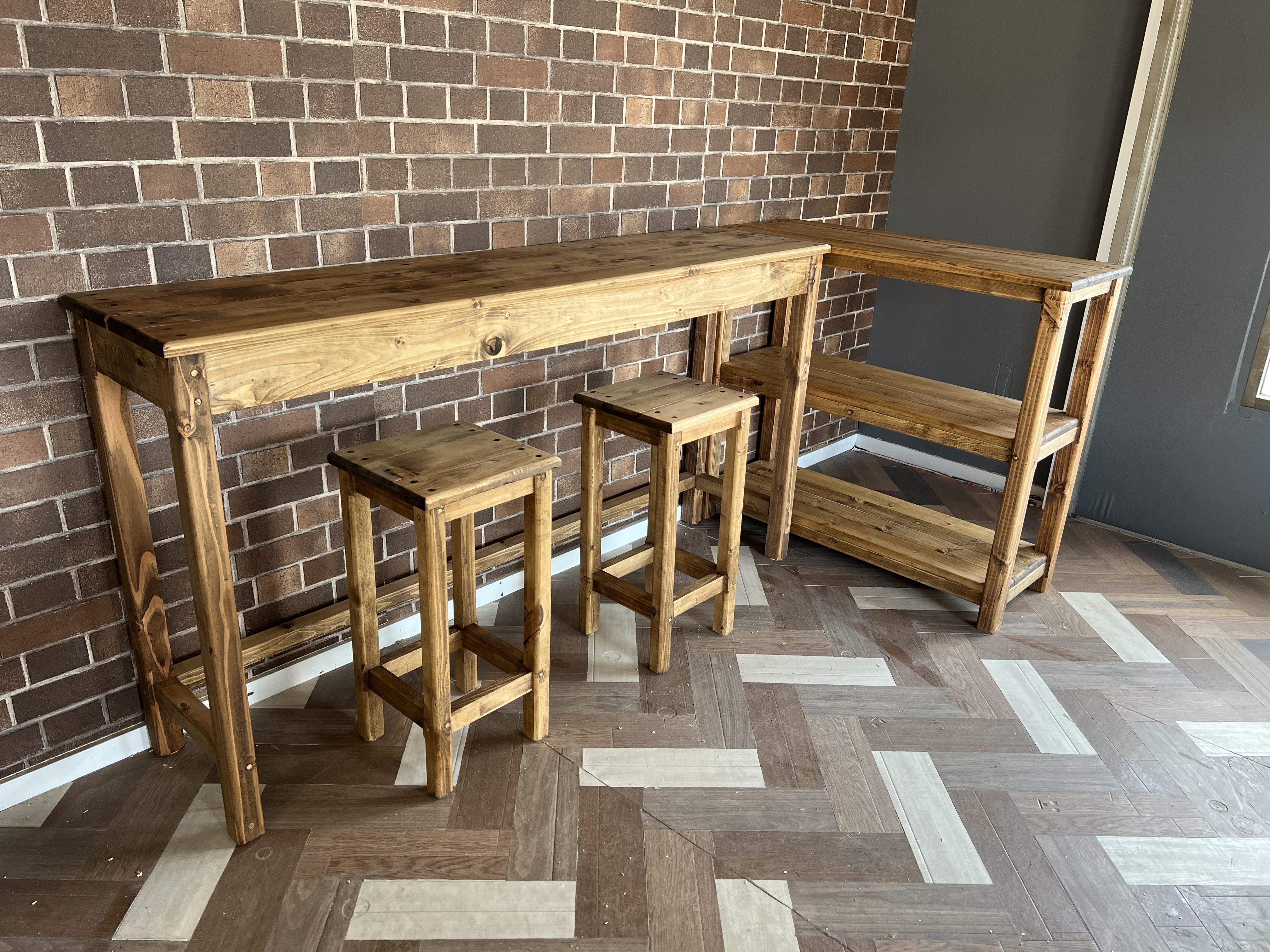 hotaru　カリフォルニア　4点　セット　カウンター　キャビネット　スツール 作業台　ミシン台　PCデスク　机　オーダ