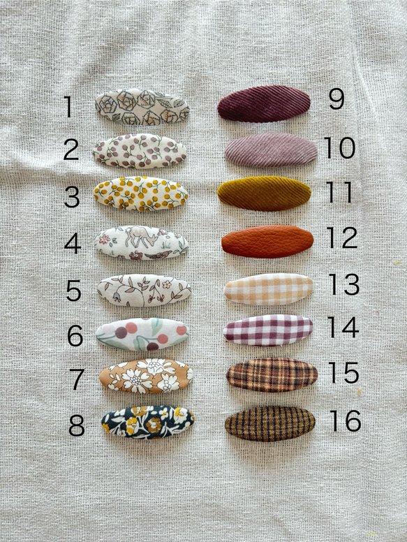 【組み合わせ自由！】パッチンピン×オーバル 2枚目の画像