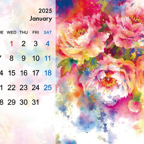 水彩画 花 2025年 水彩画 花 2025年