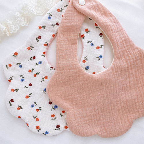 ふわふわガーゼスタイ＊タグ付